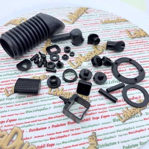 Kit de reparación de piezas de goma y prensaestopas apto para VESPA 80 125 160 180 150 200 PX PE ARCOBALENO MY ELESTART