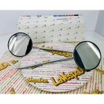 Paire de rétroviseurs chromés pour VESPA PX PE MY 125 150 200 d'origine PIAGGIO, droit et gauche, avec tige sans filetage, pour modèles à partir de 1998, référence CM028003