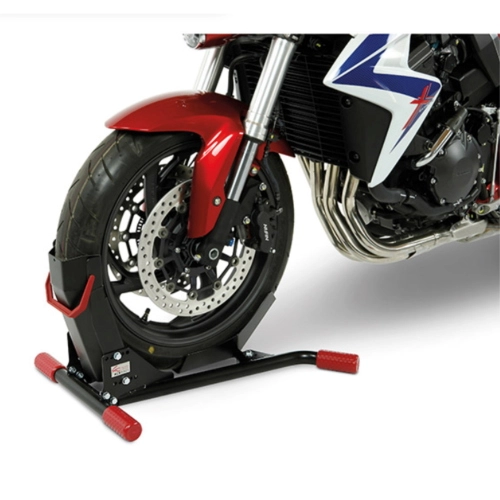 Cale de roue STEADYSTAND pour motos CBR, BMW et Ducati, pour le transport de remorques de 15 à 19 pouces et d'une largeur de 80 à 130 mm, rampe, camping-car, fourgonnette.