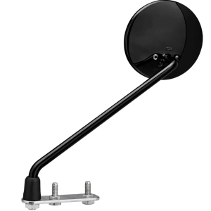 FAR black left rearview mirror from the 60s/70s for VESPA 50 125 150 180 200 complete with bracket