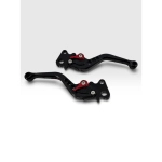 Coppia leve sportive nere a 6 regolazioni regolabili per VESPA 50 80 90 125 150 160 180 200 N L R SPECIAL PRIMAVERA ET3 PK S XL VNA VNB TS GT GTR SPRINT VBA GS SS RALLY PX PE