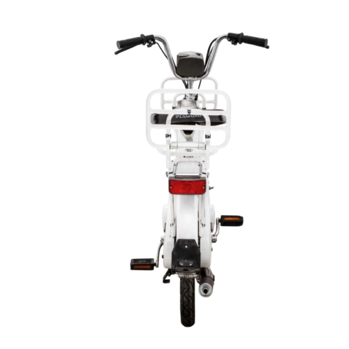Portapacchi posteriore bianco ribaltabile per PIAGGIO CIAO PX SC