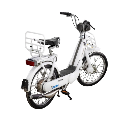 Portapacchi posteriore bianco ribaltabile per PIAGGIO CIAO PX SC