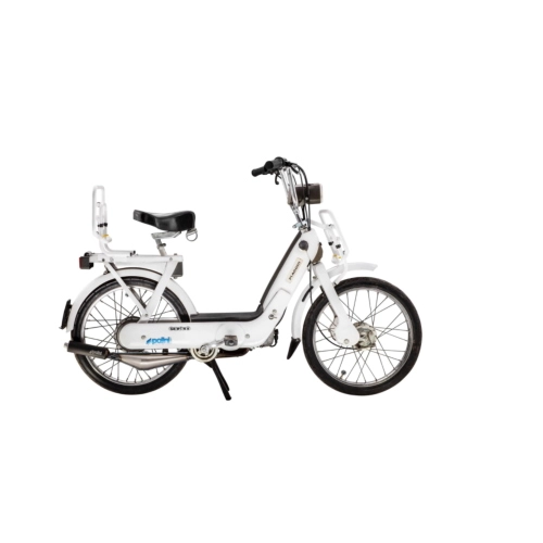 Portapacchi posteriore bianco ribaltabile per PIAGGIO CIAO PX SC