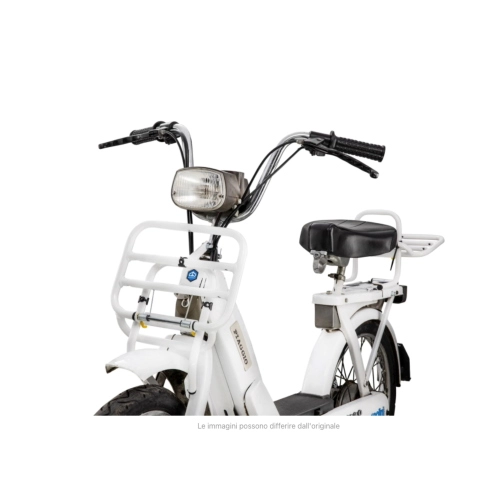 Portapacchi posteriore bianco ribaltabile per PIAGGIO CIAO PX SC