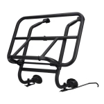 Portapacchi anteriore nero per VESPA 50 90 125 150 160 180 200 N L R SPECIAL SS PRIMAVERA ET3 VNA VNB VBB VBA SUPER SPORT SPRINT GT GTR TS RALLY PX PE XL RUSH N FL2