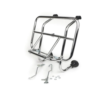 Portapacchi anteriore cromato per VESPA 50 90 125 150 160 180 200 N L R SPECIAL PRIMAVERA SS ET3 PX PE ARCOBALENO PK XL RUSH N FL2 HP