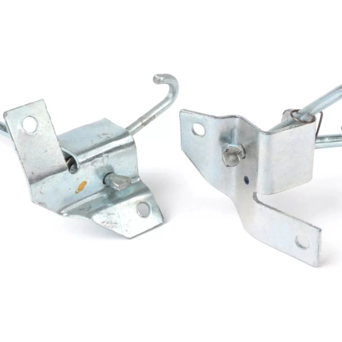 Par de palancas de gancho de capó para VESPA PX 80 125 150 200 PE LUSSO T5, lado derecho e izquierdo, barra de cierre, 178311 227229 244093 178317, placas de anclaje